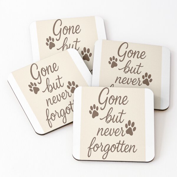 Item preview, Gone But Never Forgotten – Pet Memorial Script Design   designed and sold by Gazmerch.
