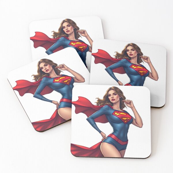 Item preview, Heroic Woman in Red and Blue designed and sold by DigitalTease.