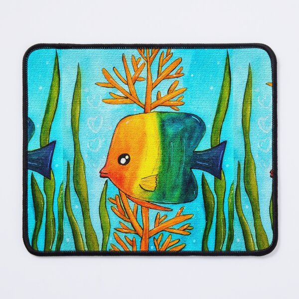 Item preview, Rainbow fish_dark designed and sold by Paintedhues.