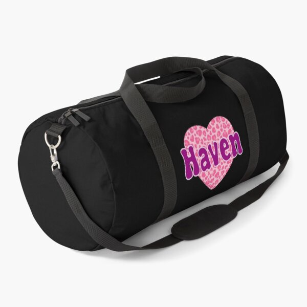 Item preview, Haven Name Pink Leopard Heart  designed and sold by Jeallan Designs.