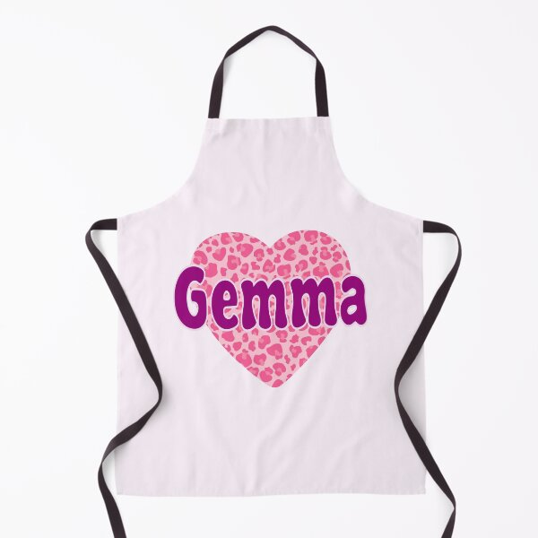 Item preview, Gemma Name Pink Leopard Heart designed and sold by Jeallan Designs.