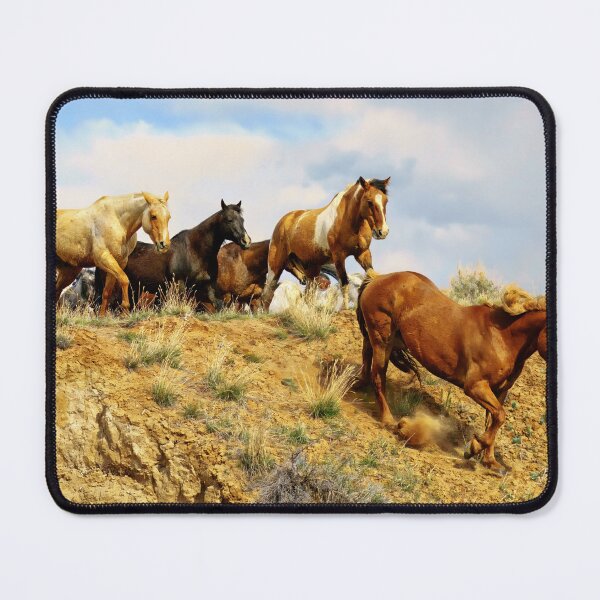 Item preview, Horses coming down off the ridge designed and sold by ImagesbyCharyn.