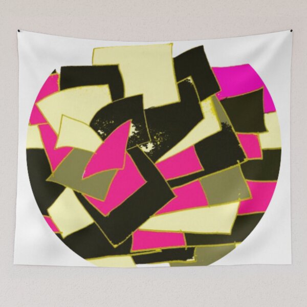 Item preview, Purple Black Fluorescence Round Abstract designed and sold by SmashingDeals.