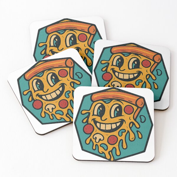 Item preview, Dopamine Pizza Slice – Nostalgic Food Art Hex-Art Graphic designed and sold by TONSNAP.