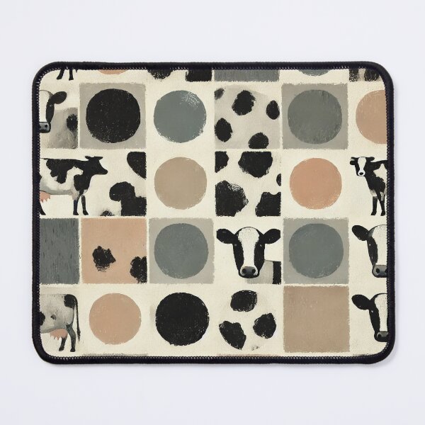 Item preview, Modern Brushed Cowhide – Minimalist Spot Pattern designed and sold by Silmoyo.