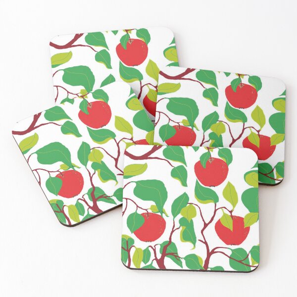 Item preview, Apples branches and leaves designed and sold by Nigel-here.