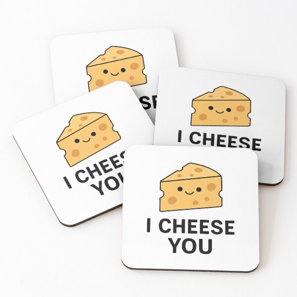 Item preview, I Cheese You – Cute Kawaii Cheese Pun Design designed and sold by SlomianyPisarz.