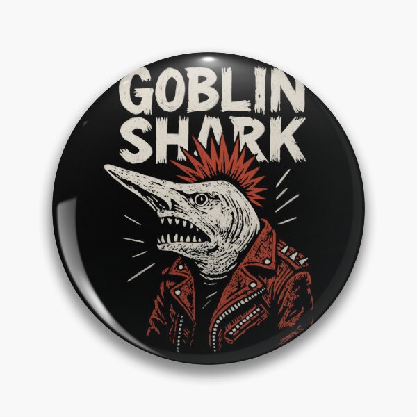 Artikelvorschau, Goblin Shark Punk Rock Tiefseekreatur Design entworfen und verkauft von ChunkByChunk.
