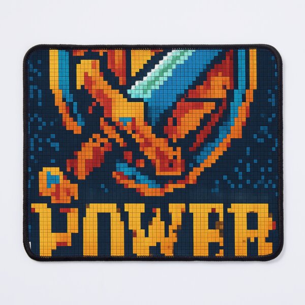 Item preview, Pixel Quest Sword & Shield – Retro 8-Bit Hex-Art Gaming Design designed and sold by TONSNAP.