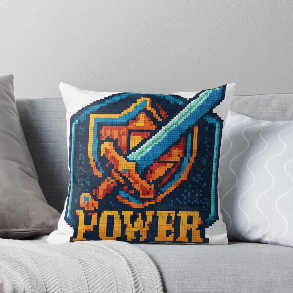 Item preview, Pixel Quest Sword & Shield – Retro 8-Bit Hex-Art Gaming Design designed and sold by TONSNAP.