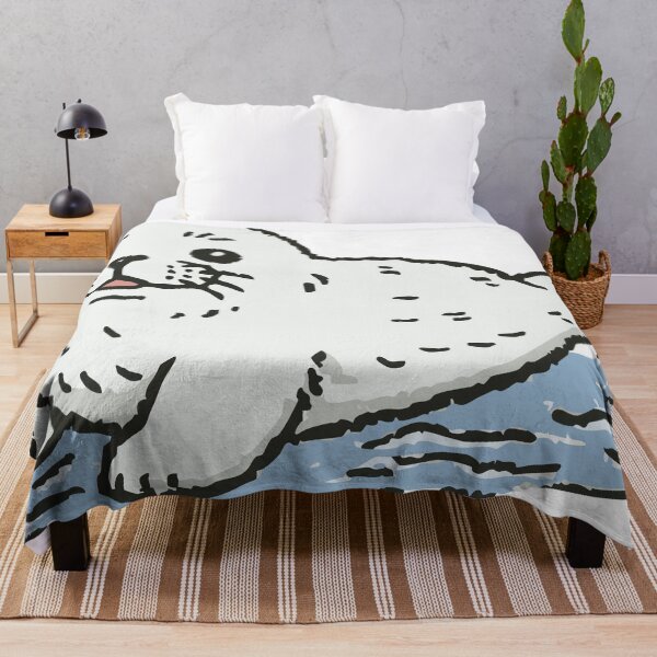 Item preview, Adorable Smiling Seal Pup Drawing designed and sold by AGraphic11.
