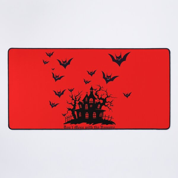 Item preview, “Flying Bats & Vampire – Gothic Halloween Horror Art designed and sold by dotitoko.
