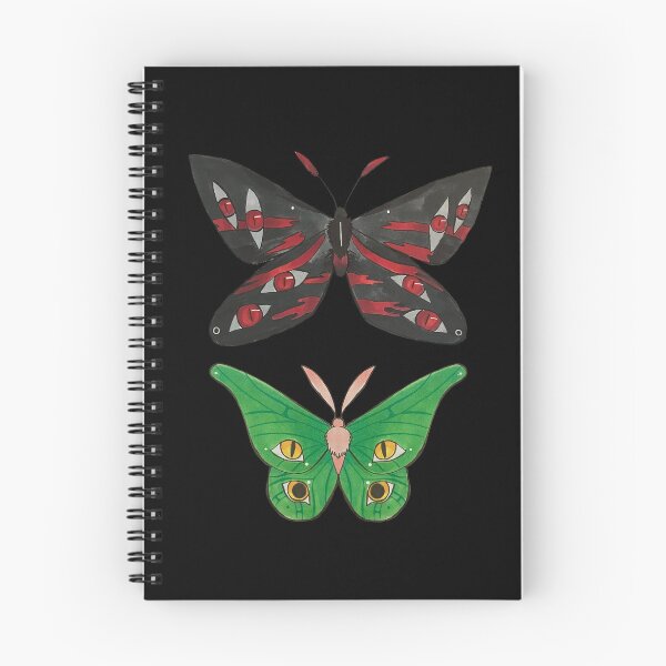 Item preview, Scary Moth and Luna Moth designed and sold by fern.prints.