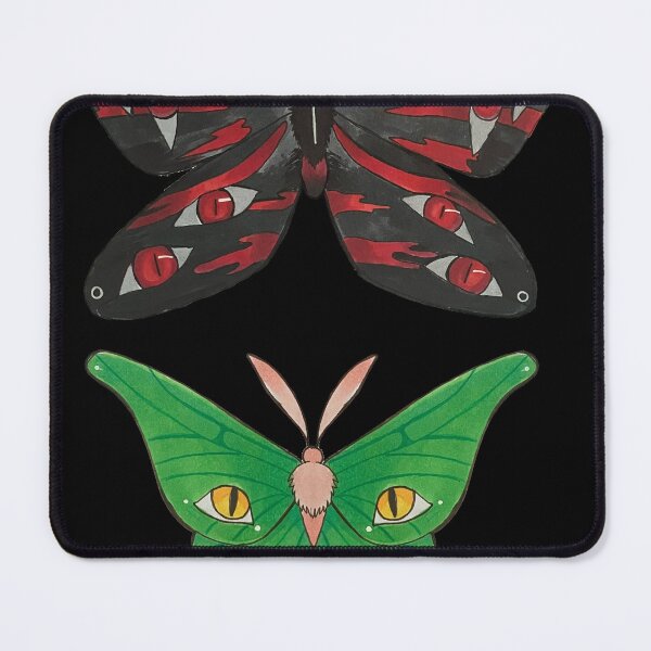 Item preview, Scary Moth and Luna Moth designed and sold by fern.prints.