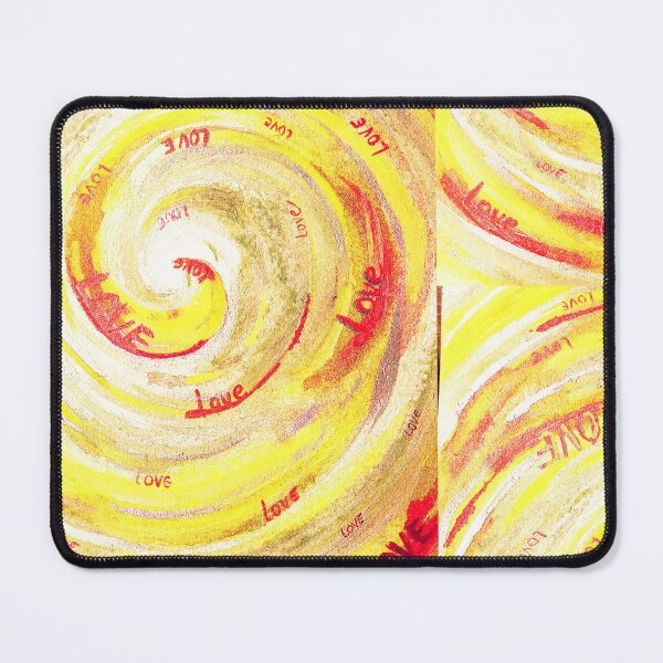 Item preview, Yellow LOVE spiral designed and sold by Begoll Art.