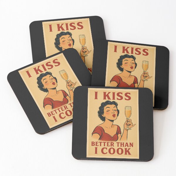 Item preview, I Kiss Better Than I Cook designed and sold by ashoushi.