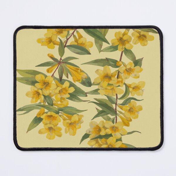Item preview, Yellow Jasmine Vintage Botanical Vector Illustration designed and sold by taiche.