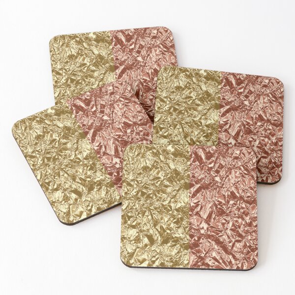 Item preview, Gold Orange Foil Modern Collection designed and sold by TrendyDesigne412.