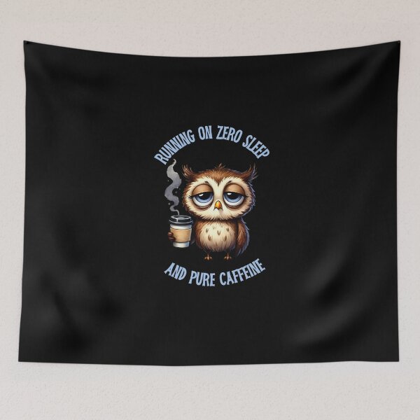 Item preview, Running on Zero Sleep and Pure Caffeine – Funny Coffee Lover Shirt designed and sold by Maggiepeshop.