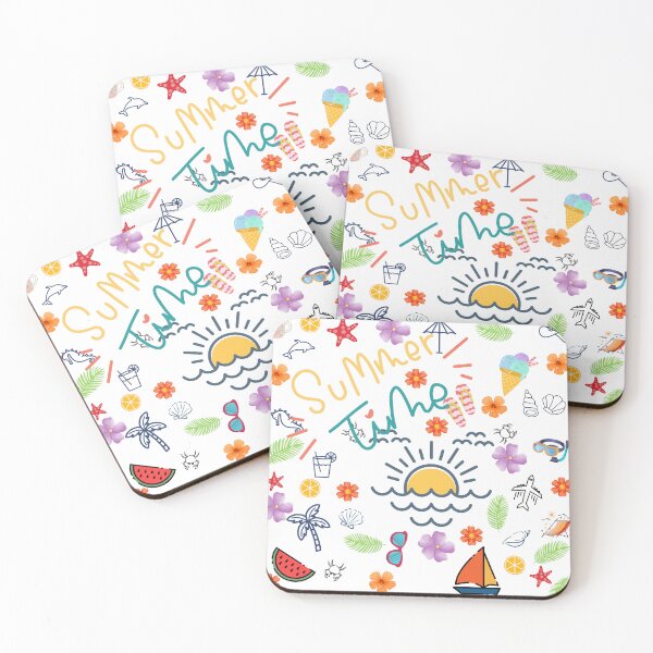 Item preview, Summer Vacation – Beach, Sun & Adventure Illustration designed and sold by dotitoko.
