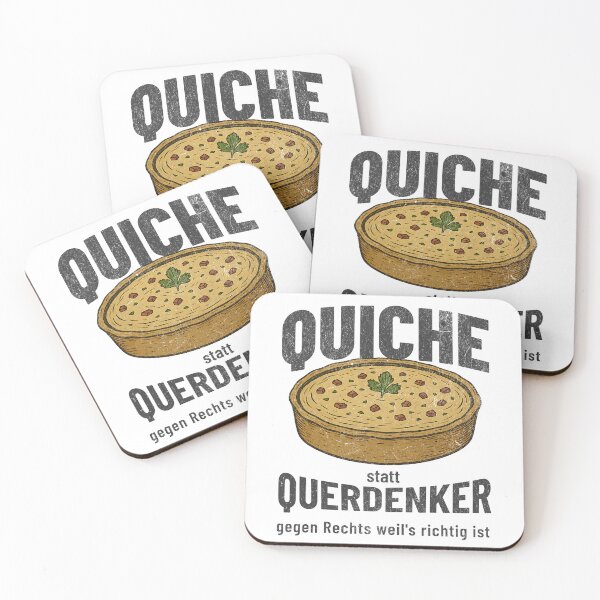 Item preview, QUICHE instead of lateral thinkers – political statement against the shift to the right designed and sold by VariousGoodies.