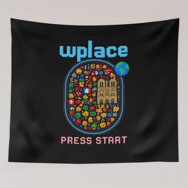 Item preview, Wplace – Paint the World Pixel Art designed and sold by Aerodin.
