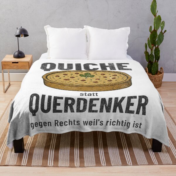 Item preview, QUICHE instead of lateral thinkers – political statement against the shift to the right designed and sold by VariousGoodies.