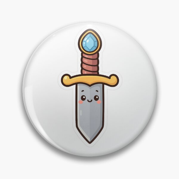 Item preview, Kawaii Fantasy Sword Sticker – Magic Sword designed and sold by ClipVictuumArts.