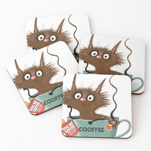 Item preview, Cofee and cats designed and sold by Irinuca Gifts.