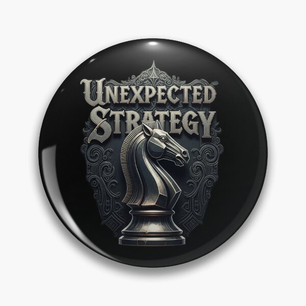 Item preview, Unexpected Strategy:Chess Knight Design designed and sold by FREELANIX.