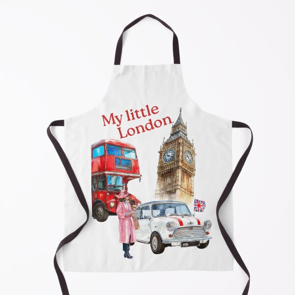 Item preview, My little London, red bus, mini, mini cooper, Union Jack, lady, Big Ben designed and sold by Coolparrotgirl.