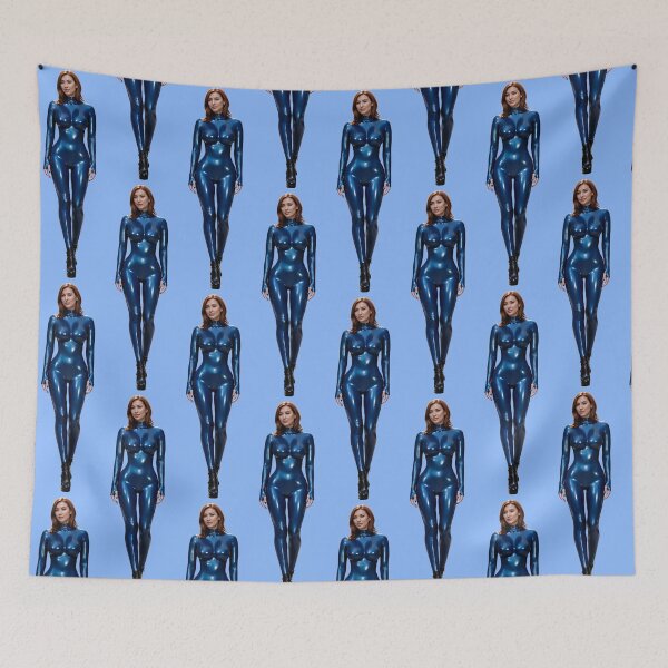 Item preview, Futuristic Power Parade in Blue Latex Bodysuit designed and sold by Magic-Reality.