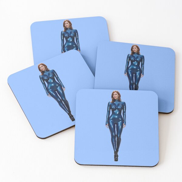 Artikelvorschau, Futuristische Power-Parade im blauen Latex-Bodysuit entworfen und verkauft von Magic-Reality.