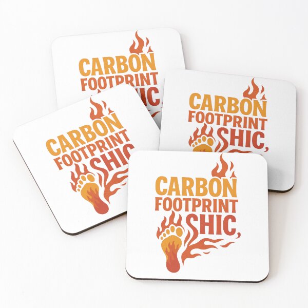 Item preview, Carbon Footprint Chic – Climate Change Awareness Design designed and sold by AddictiveDesign.