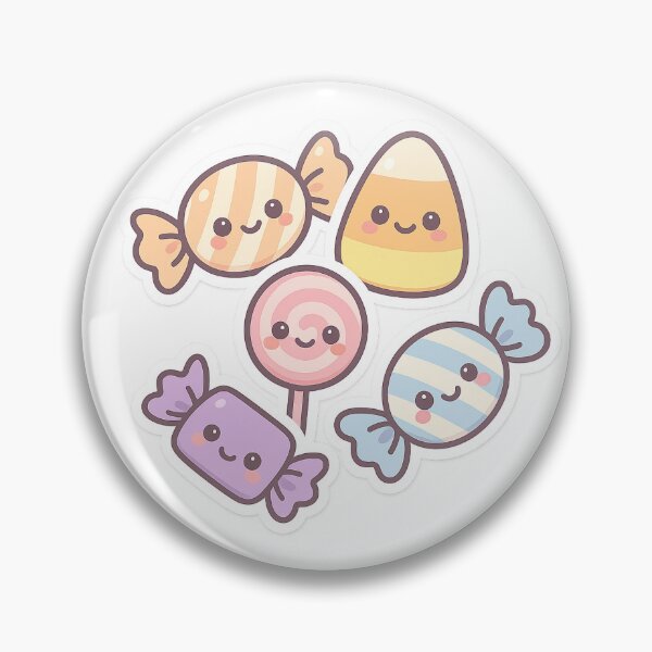 Item preview, Kawaii Halloween Sweets – Candy Sticker Set designed and sold by ClipVictuumArts.