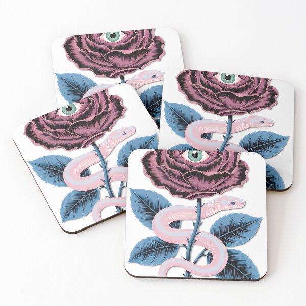 Item preview, Mystic Rose Eye & Serpent | Gothic Floral Vision designed and sold by DanielContrer.