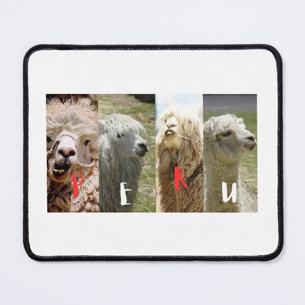 Item preview, Peruvian Llamas with Peru Colors and Letters designed and sold by kimagemiami.