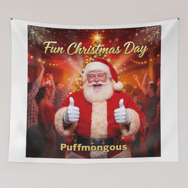 Item preview, Fun Christmas Day by Puffmongous Festive Music Cover Art Design designed and sold by acceleratorhams.