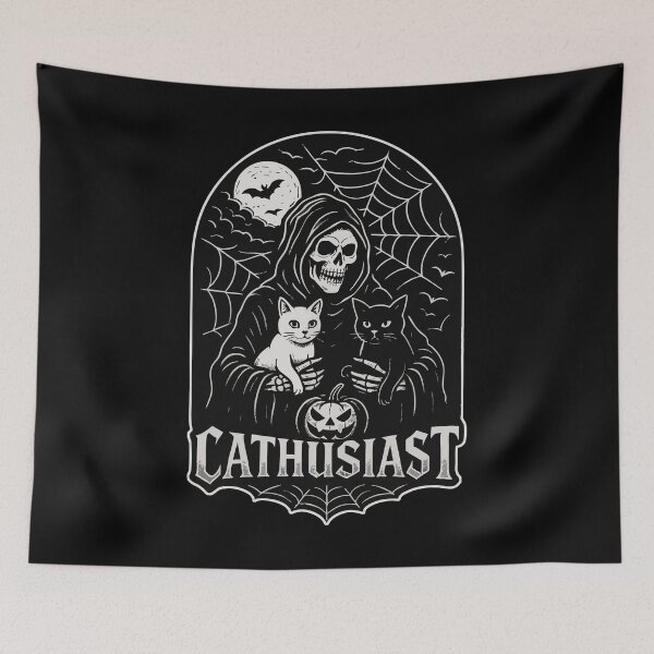 Item preview, Cathusiast Goth Halloween designed and sold by TomFrontierArt.