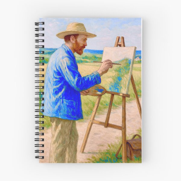 Item preview, Vincent van Gogh painting at the easel designed and sold by Steffani Lehmann.