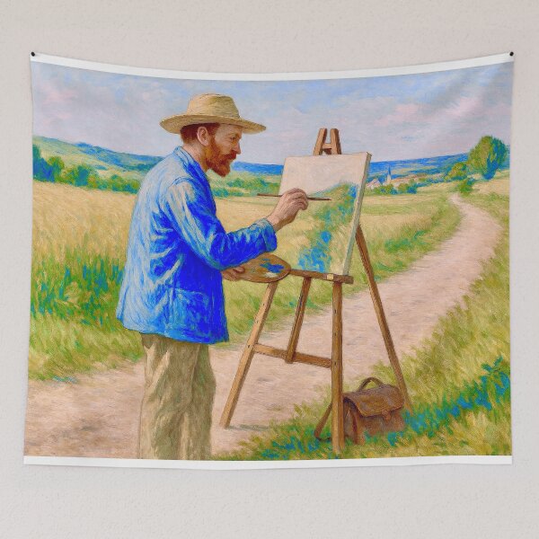 Item preview, Vincent van Gogh painting at the easel designed and sold by Steffani Lehmann.