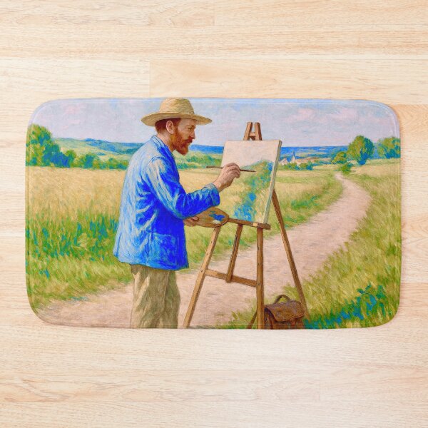 Item preview, Vincent van Gogh painting at the easel designed and sold by Steffani Lehmann.