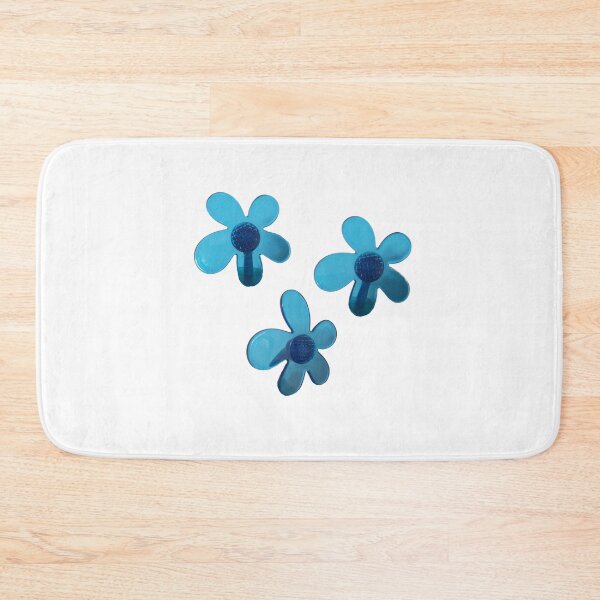 Item preview, Three Blue Transparent Flowers – Tre Fiori Trasparenti Blu – 青い透明な花3つ designed and sold by LenaBlueDesigns.