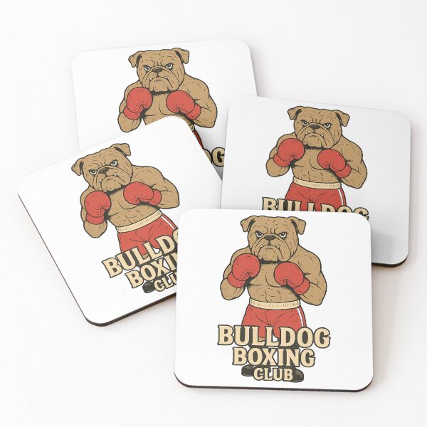 Item preview, Bulldog Boxing Club – Funny Strong Dog Fighter Design designed and sold by DMSdesigns1.