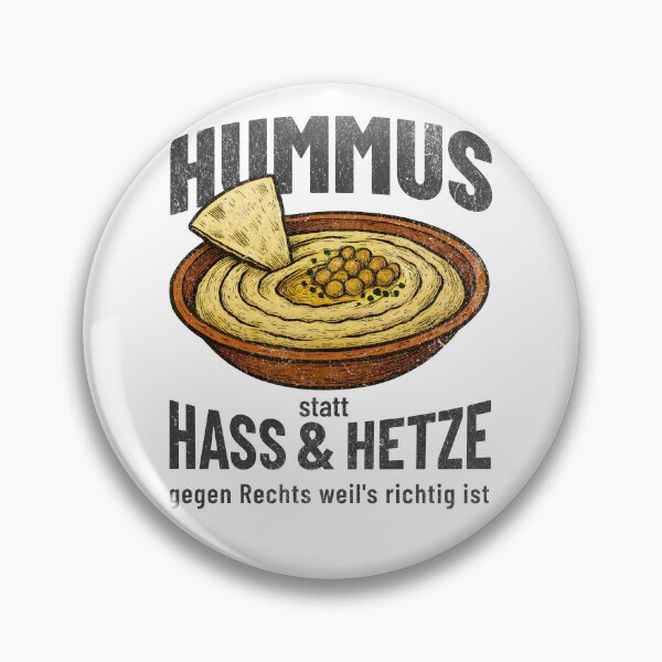Item preview, HUMMUS instead of HATE & HATE SOMMON – Political statement against the shift to the right designed and sold by VariousGoodies.