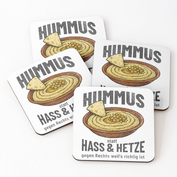 Item preview, HUMMUS instead of HATE & HATE SOMMON – Political statement against the shift to the right designed and sold by VariousGoodies.