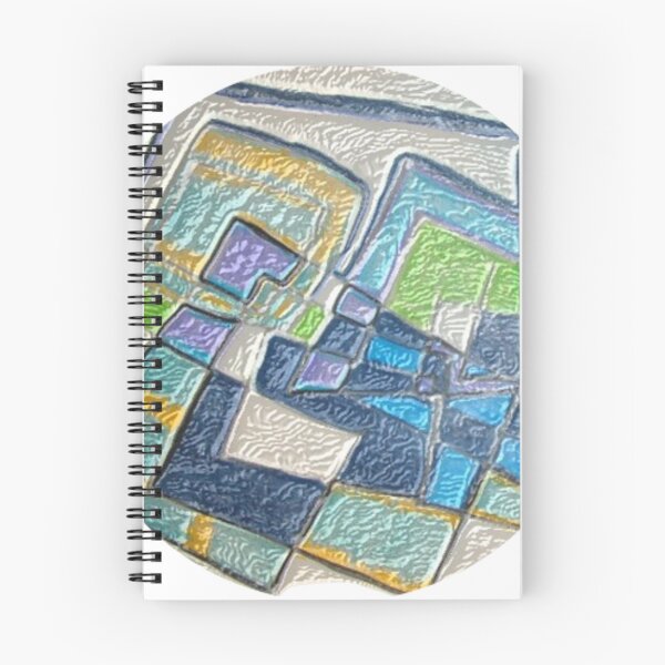 Item preview, Geometric Salad Round Leather Abstract Design designed and sold by SmashingDeals.