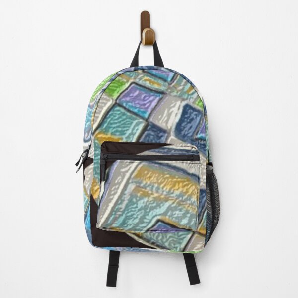 Item preview, Geometric Salad Round Leather Abstract Design designed and sold by SmashingDeals.