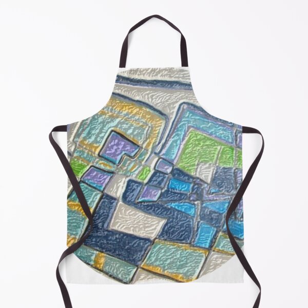 Item preview, Geometric Salad Round Leather Abstract Design designed and sold by SmashingDeals.