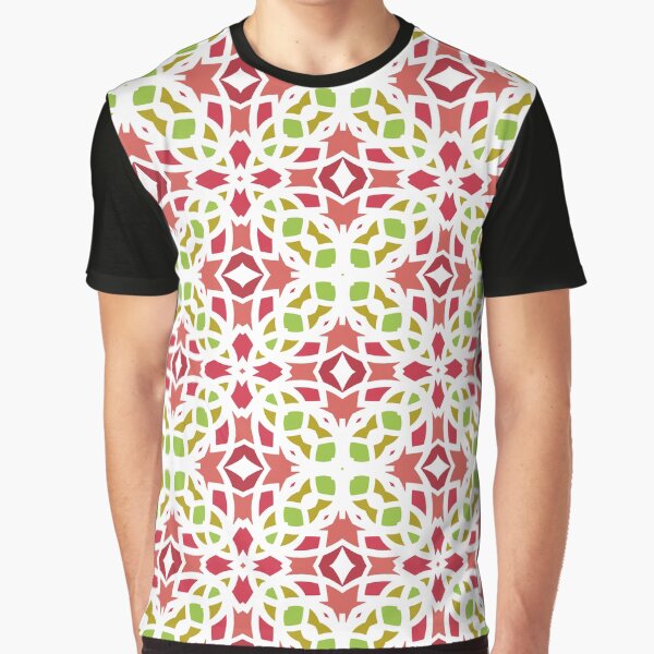 abstract shape seamless colorful repeat pattern Graphic T-Shirt